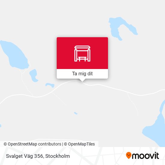 Svalget Väg 356 karta