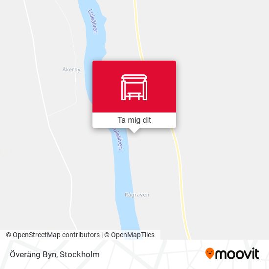 Överäng Byn karta