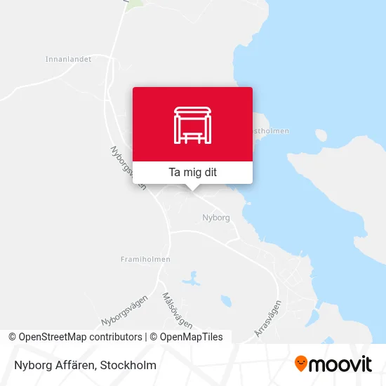 Nyborg Affären karta