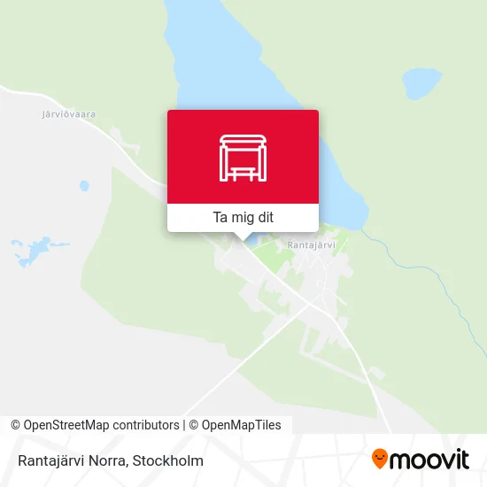 Rantajärvi Norra karta