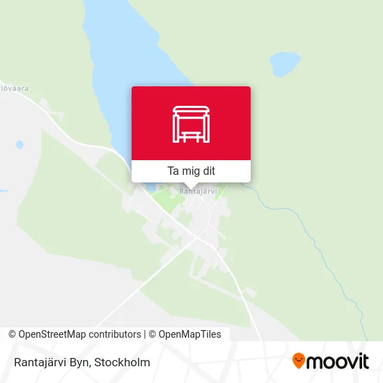Rantajärvi Byn karta