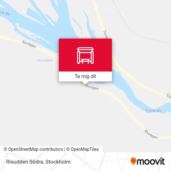 Risudden Södra karta