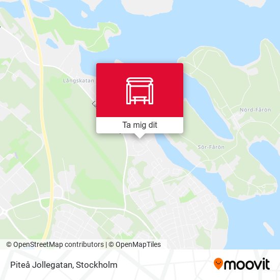 Piteå Jollegatan karta
