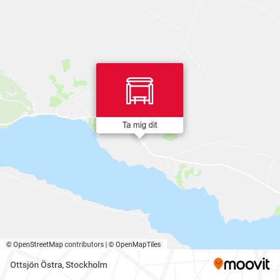 Ottsjön Östra karta