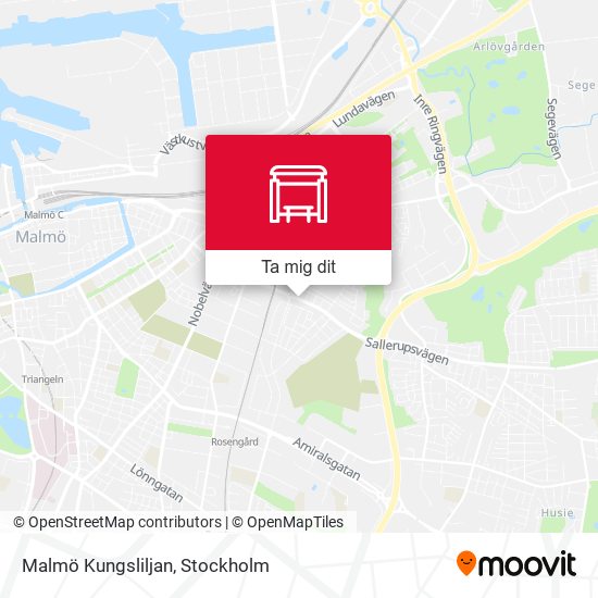 Malmö Kungsliljan karta