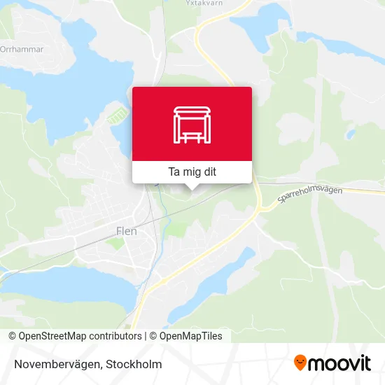 Novembervägen karta