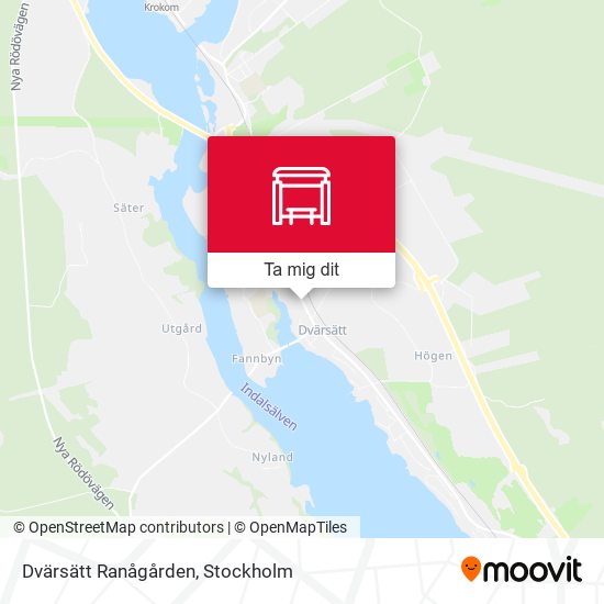 Dvärsätt Ranågården karta
