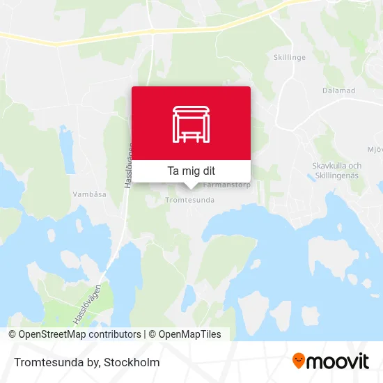 Tromtesunda by karta