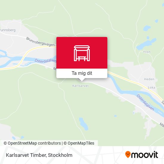 Karlsarvet Timber karta