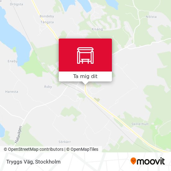 Tryggs Väg karta