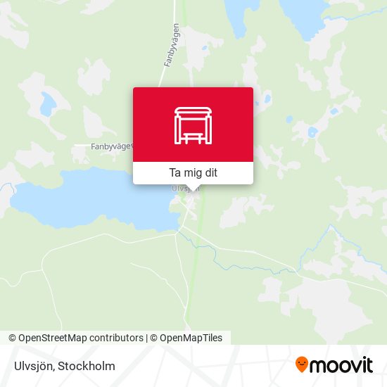 Ulvsjön karta