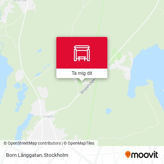 Born Långgatan karta