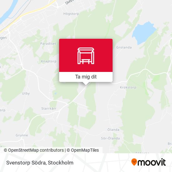 Svenstorp Södra karta