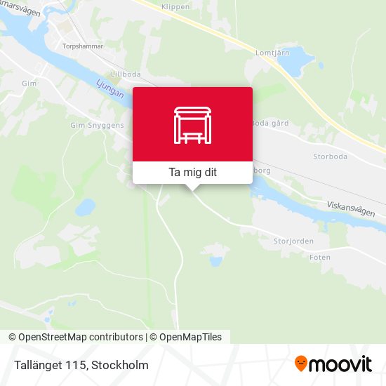 Tallänget 115 karta