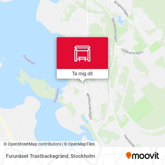 Furunäset Trastbackegränd karta