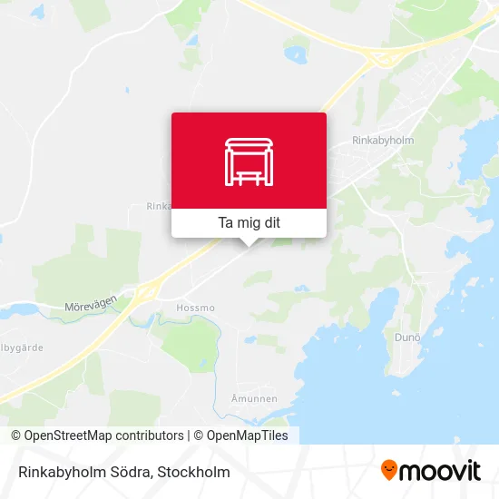 Rinkabyholm Södra karta