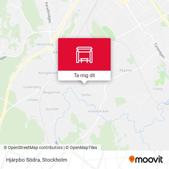Hjärpbo Södra karta