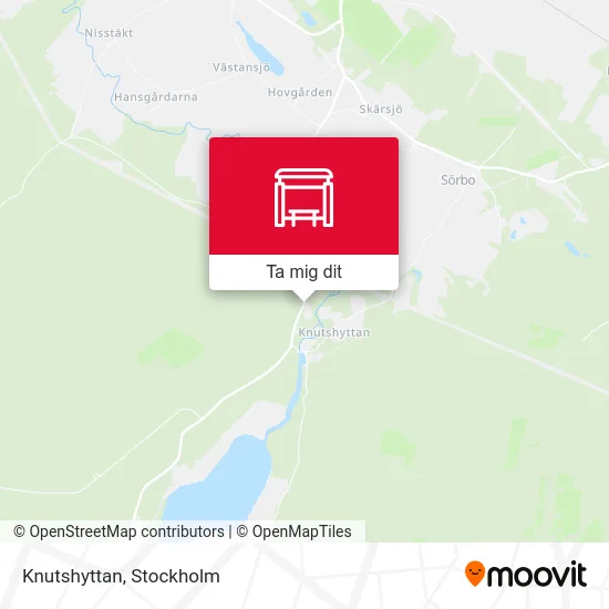 Knutshyttan karta