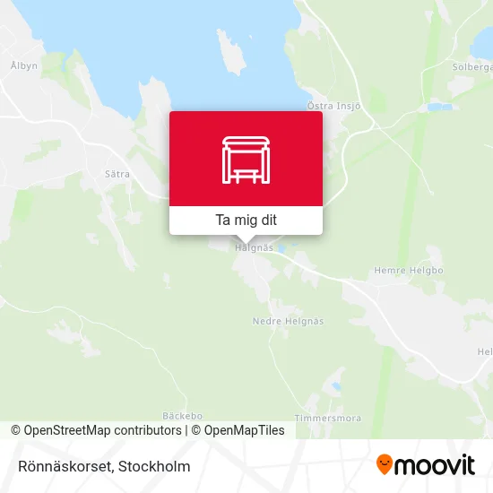 Rönnäskorset karta