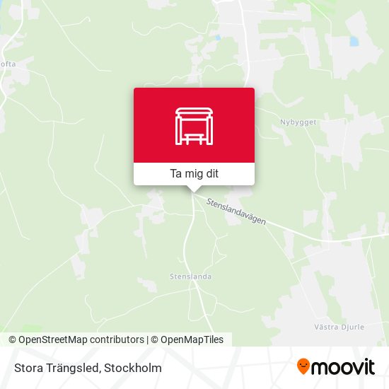 Stora Trängsled karta