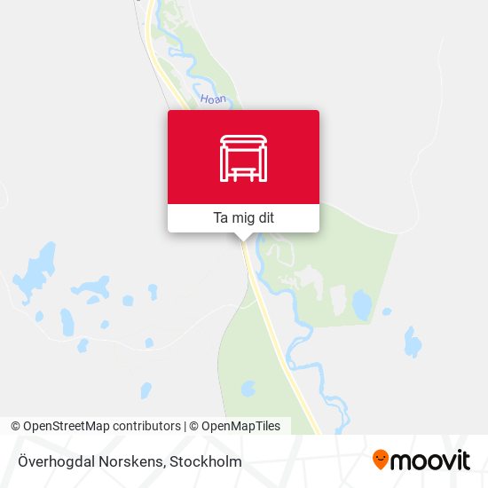 Överhogdal Norskens karta