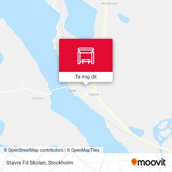 Stavre Fd Skolan karta