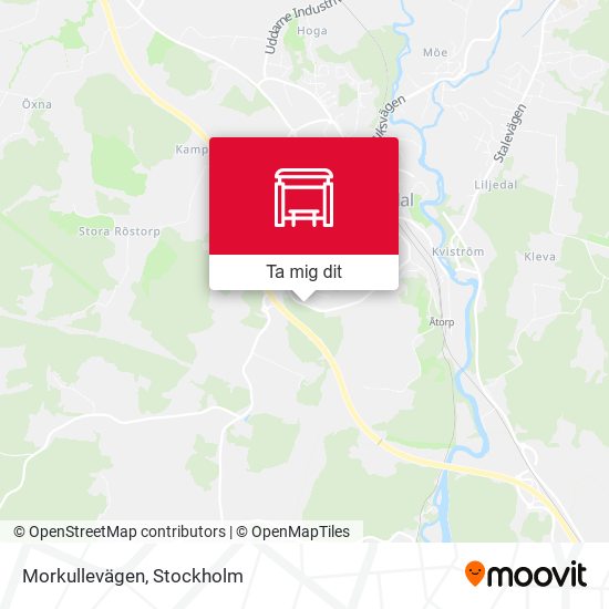Morkullevägen karta
