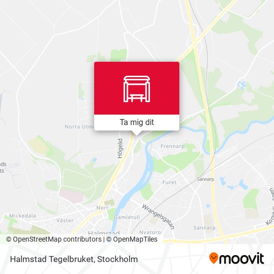 Halmstad Tegelbruket karta