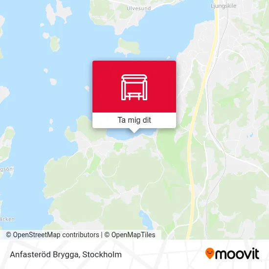 Anfasteröd Brygga karta