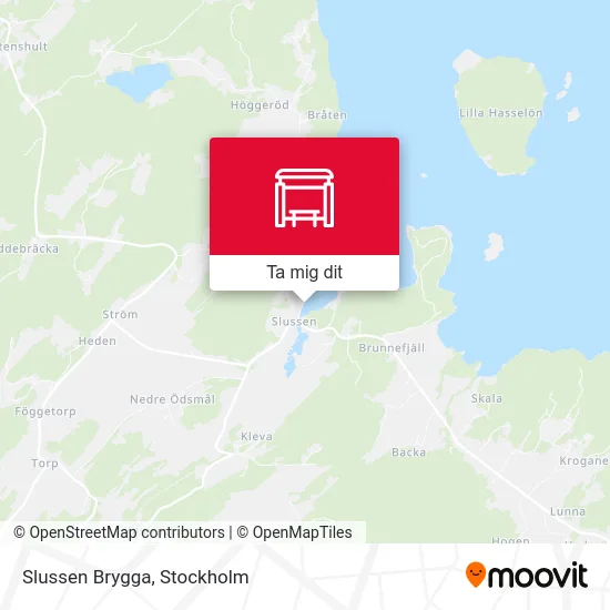 Slussen Brygga karta