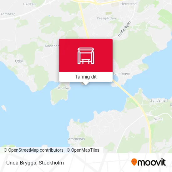 Unda Brygga karta