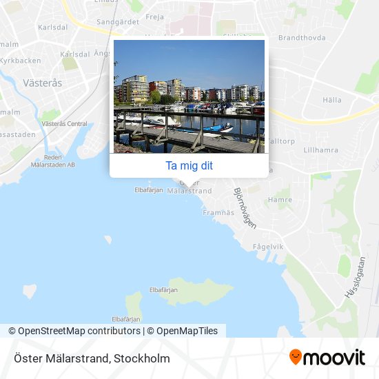 Öster Mälarstrand karta