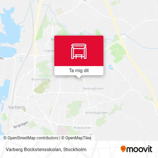 Varberg Bockstensskolan karta