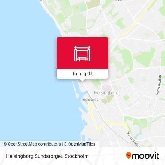 Helsingborg Sundstorget karta