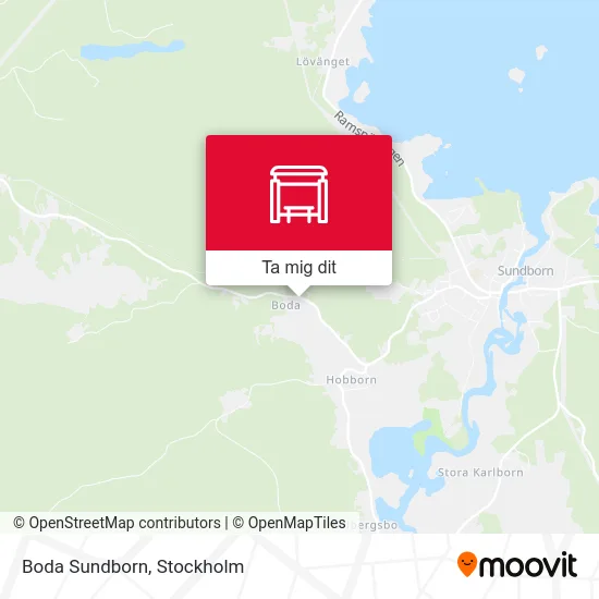 Boda Sundborn karta