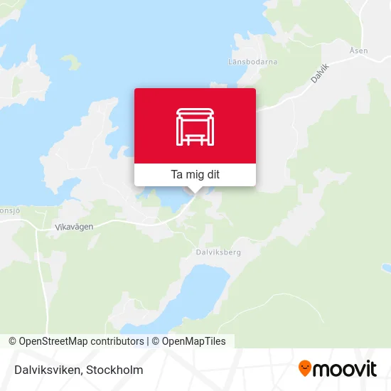 Dalviksviken karta