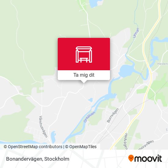 Bonandervägen karta
