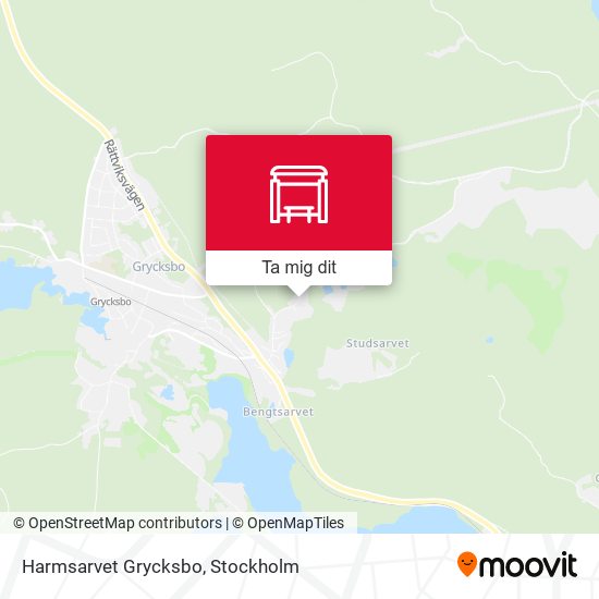 Harmsarvet Grycksbo karta