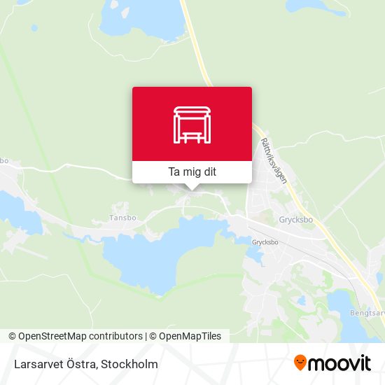 Larsarvet Östra karta