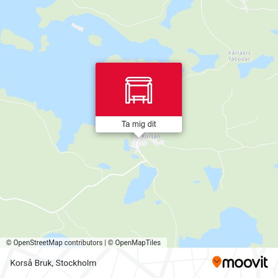 Korså Bruk karta