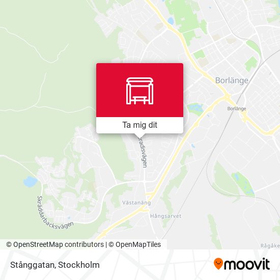 Stånggatan karta