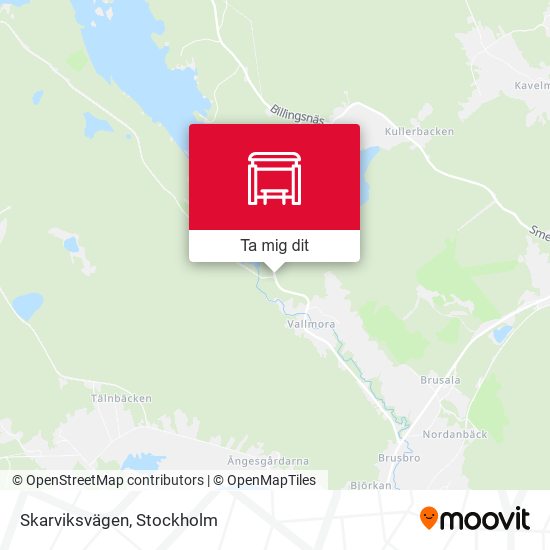 Skarviksvägen karta