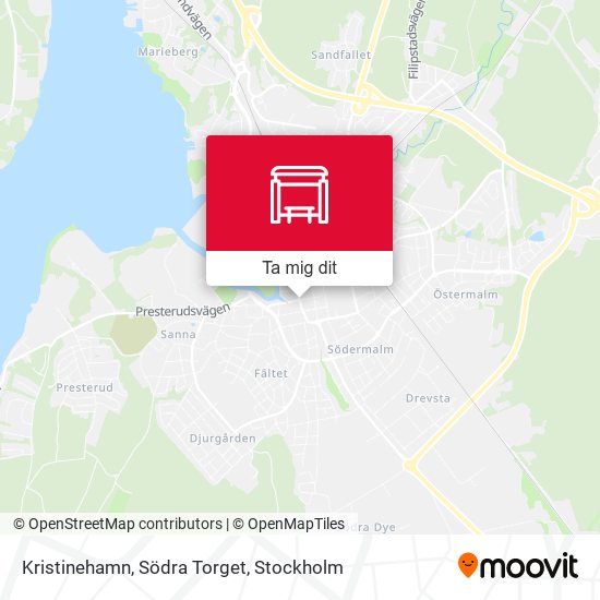 Kristinehamn, Södra Torget karta