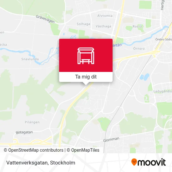 Vattenverksgatan karta