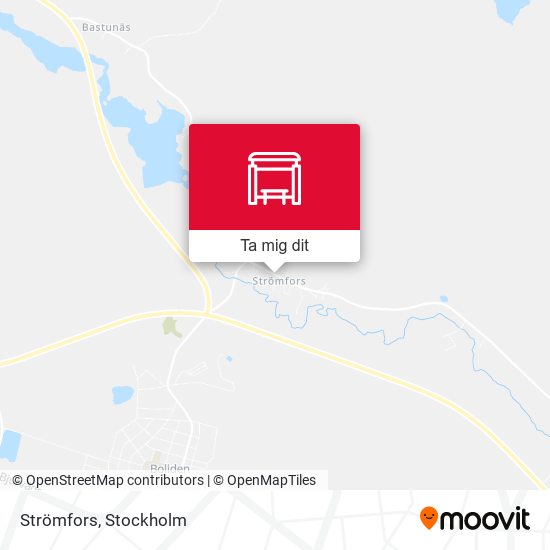 Strömfors karta