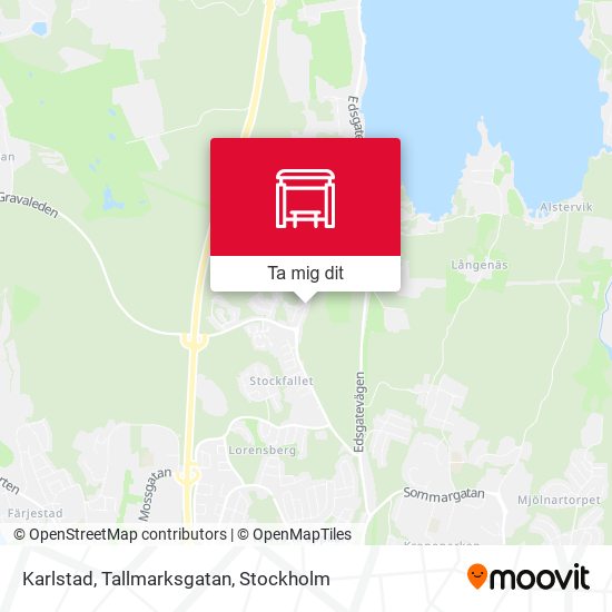 Karlstad, Tallmarksgatan karta