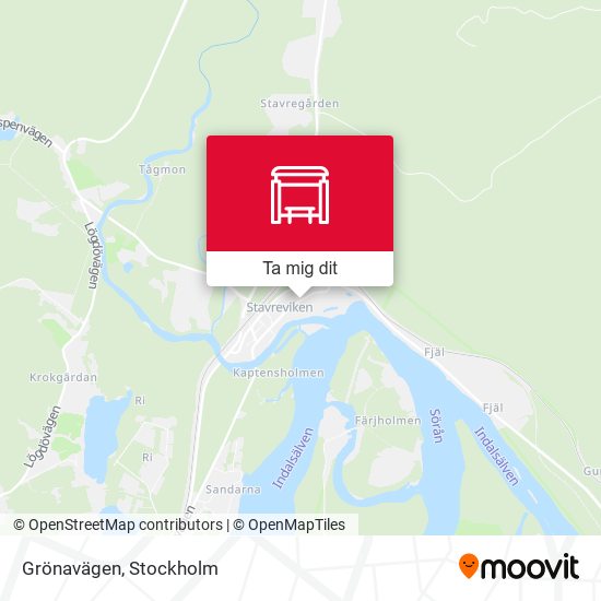 Grönavägen karta