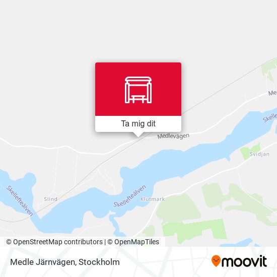 Medle Järnvägen karta