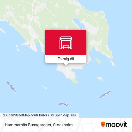 Hammarnäs Bussgaraget karta