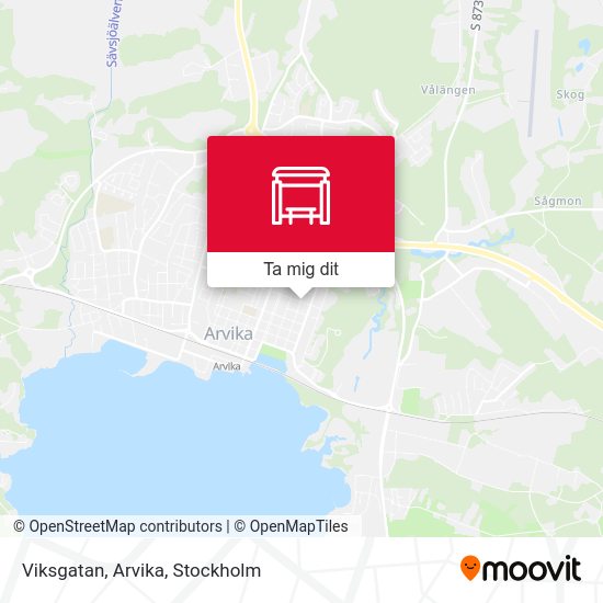 Viksgatan, Arvika karta